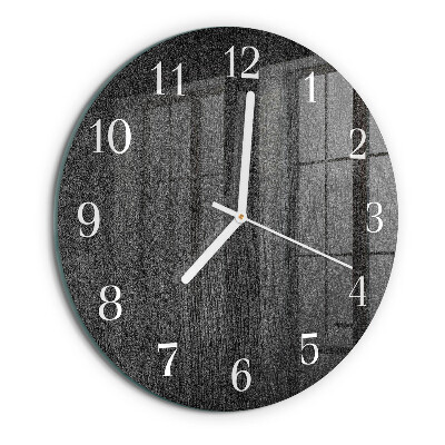 Round wall clock Wood