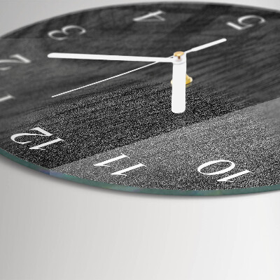 Round wall clock Wood