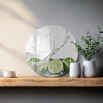 Round wall clock Limes