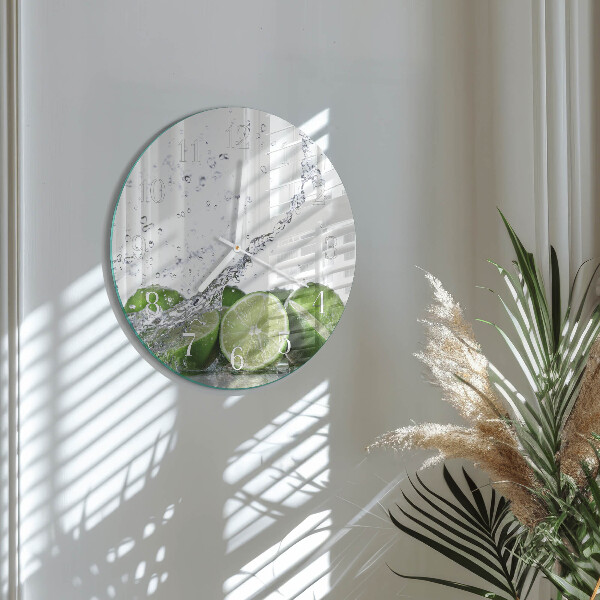 Round wall clock Limes