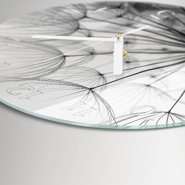 Round wall clock Dandelion