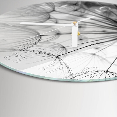 Round wall clock Dandelion