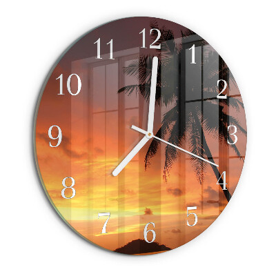Round wall clock Palm