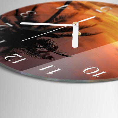 Round wall clock Palm