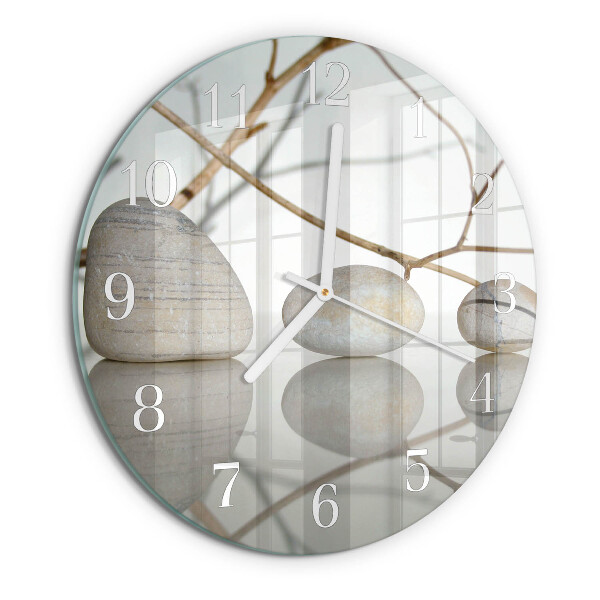 Round wall clock Stones