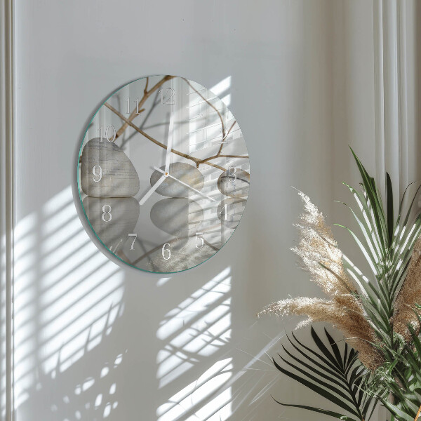Round wall clock Stones