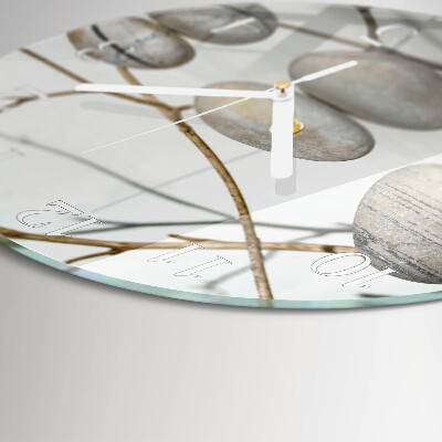 Round wall clock Stones