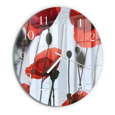 Round wall clock Poppy