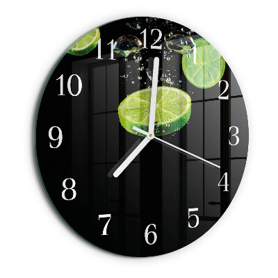 Round wall clock Limes