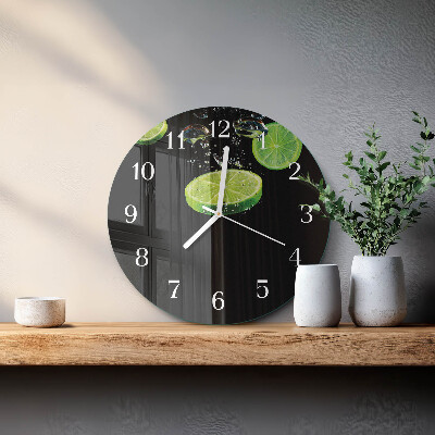 Round wall clock Limes