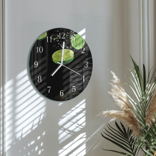 Round wall clock Limes