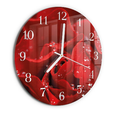 Round wall clock Rose