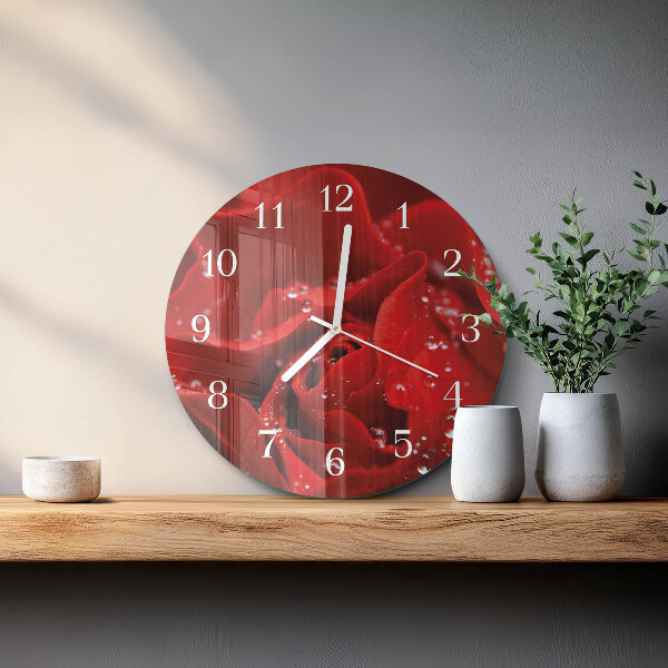 Round wall clock Rose