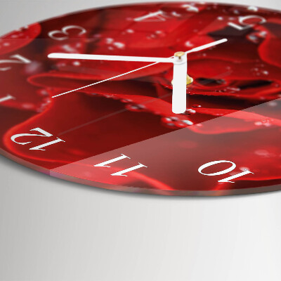 Round wall clock Rose
