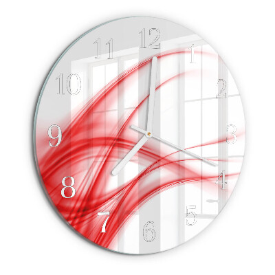 Round wall clock Abstract Art