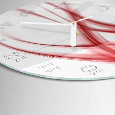Round wall clock Abstract Art