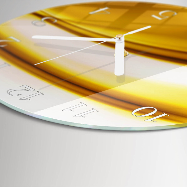 Round wall clock Abstract Art