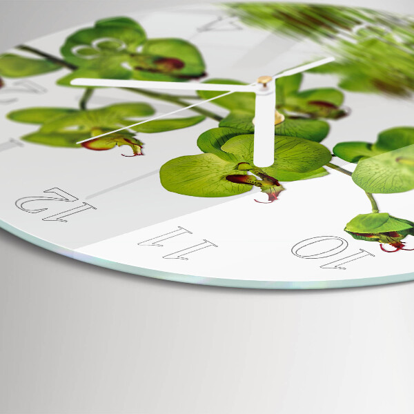 Round wall clock Orchid