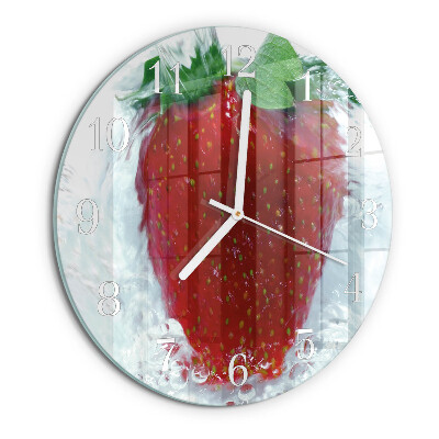Round wall clock Strawberry