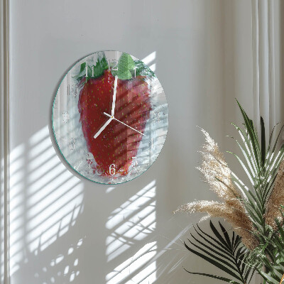 Round wall clock Strawberry