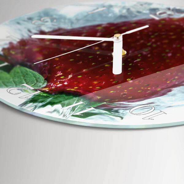 Round wall clock Strawberry