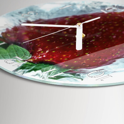 Round wall clock Strawberry