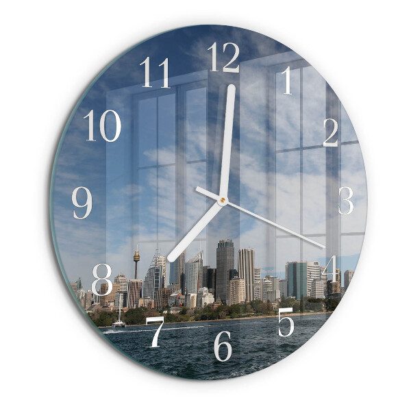 Round wall clock City