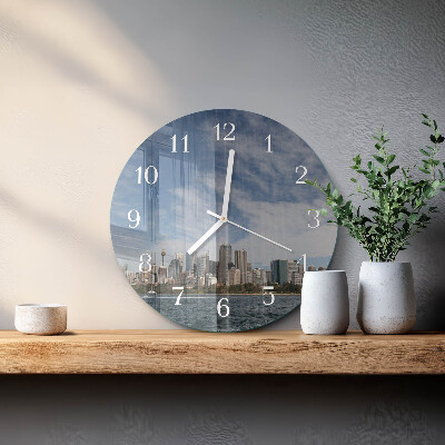 Round wall clock City