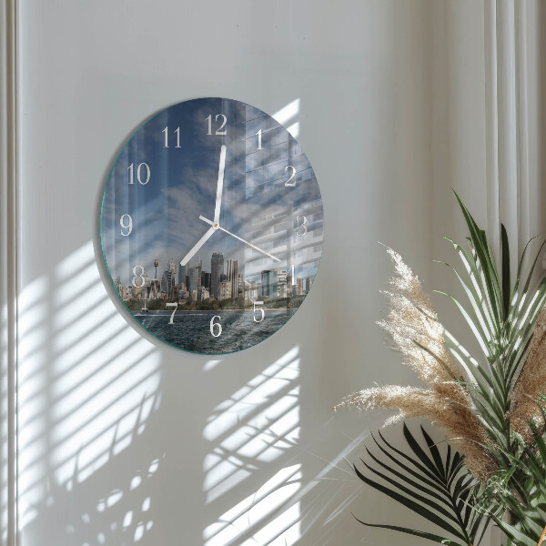 Round wall clock City