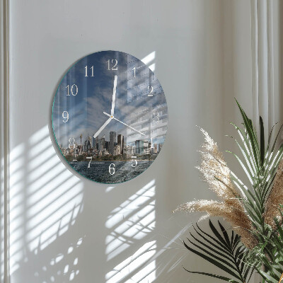 Round wall clock City