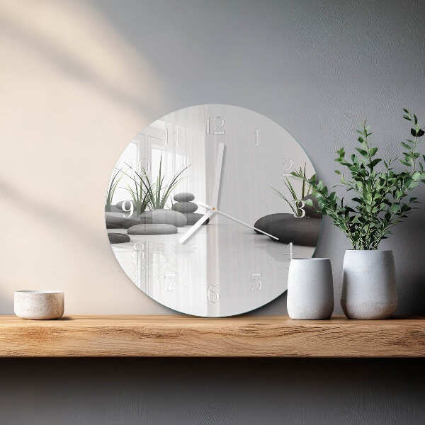 Round wall clock Stone Spa