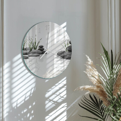 Round wall clock Stone Spa