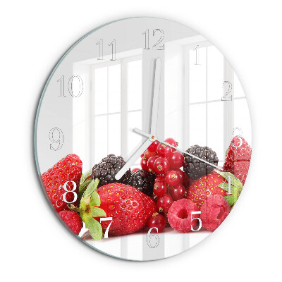 Round wall clock Fruit