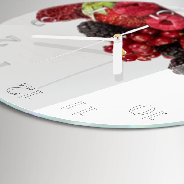Round wall clock Fruit