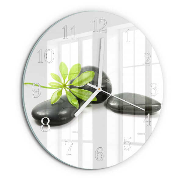 Round wall clock Stones