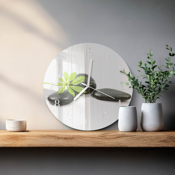 Round wall clock Stones