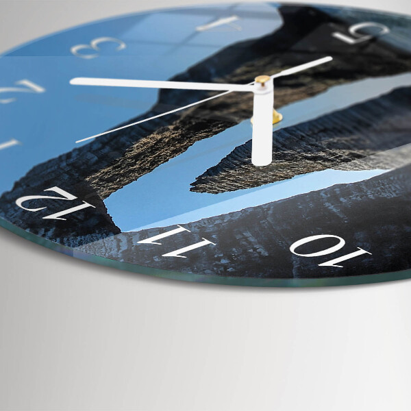 Round wall clock Stone