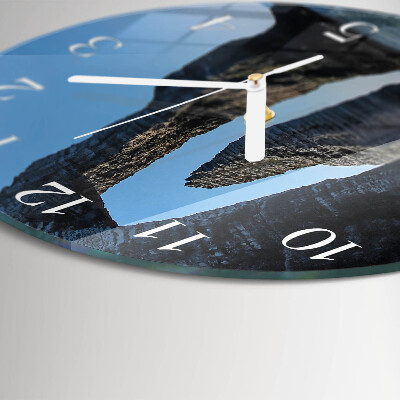 Round wall clock Stone