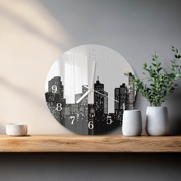 Round wall clock Buildings