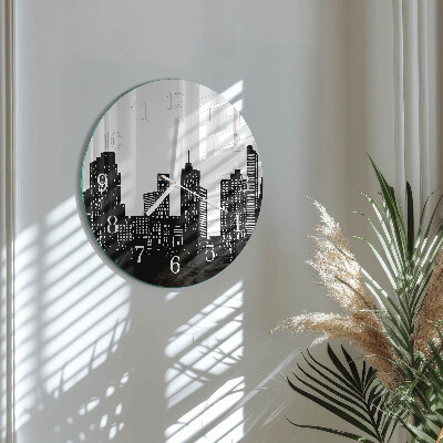 Round wall clock Buildings