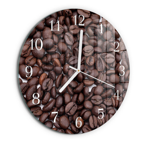Round wall clock Coffee Beans