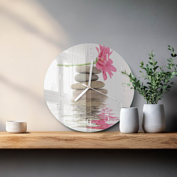 Round wall clock Stones