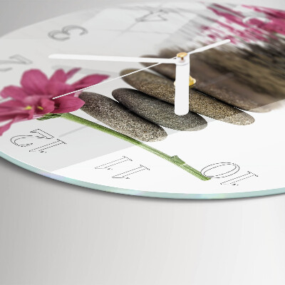 Round wall clock Stones
