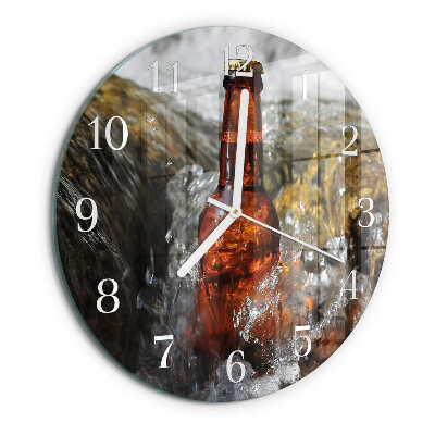 Round wall clock Beer