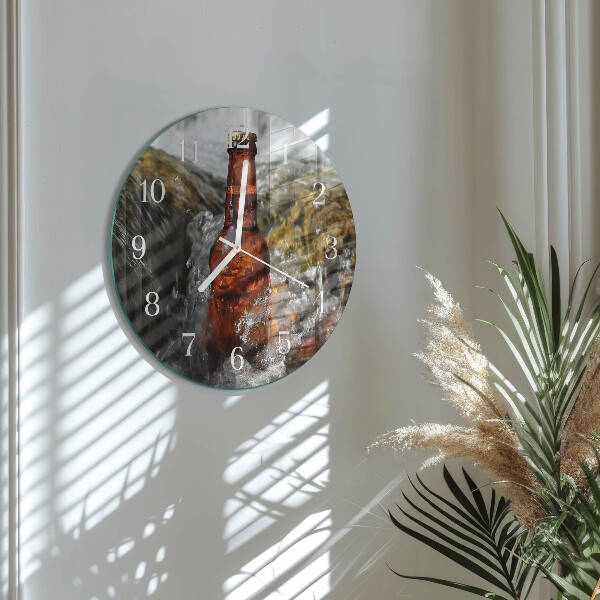 Round wall clock Beer