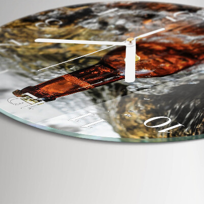Round wall clock Beer