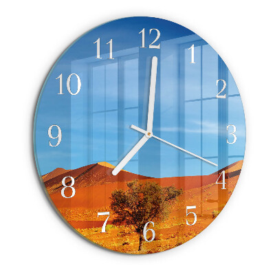 Round wall clock Desert