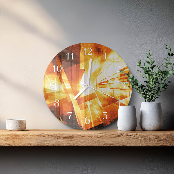 Round wall clock Abstraction