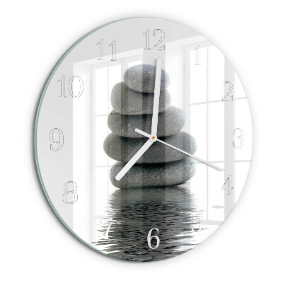 Round wall clock Stones
