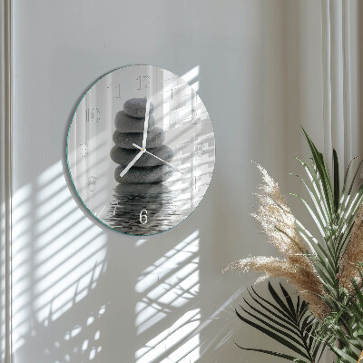 Round wall clock Stones